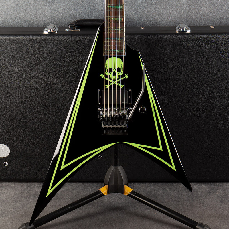 ESP LTD Alexi-600 Greeny - Black - Hard Case - 2nd Hand ESP LTD Alexi-600 Greeny - Black - Hard Case - 2nd Hand