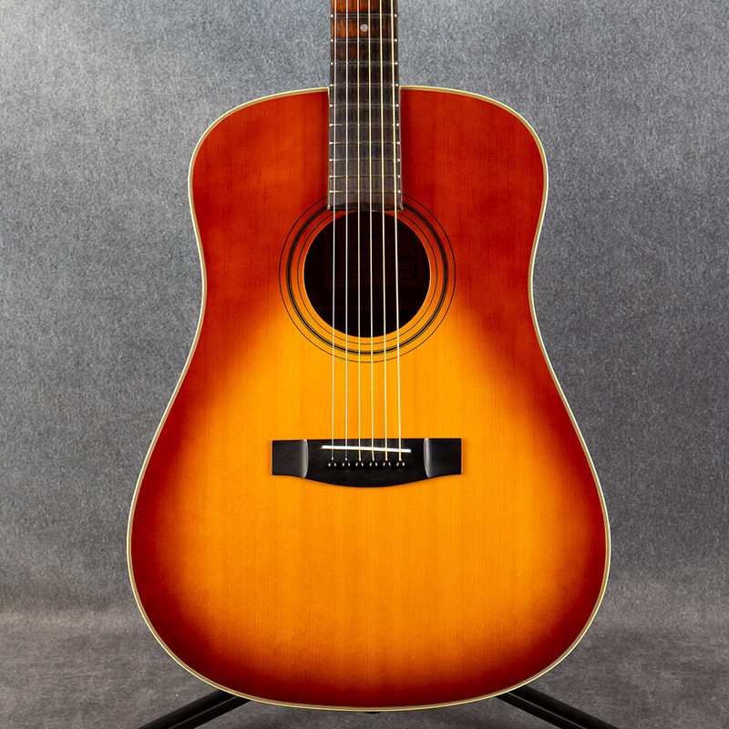 Harmony H6850s Acoustic Guitar - Left Handed - Sunburst - 2nd Hand