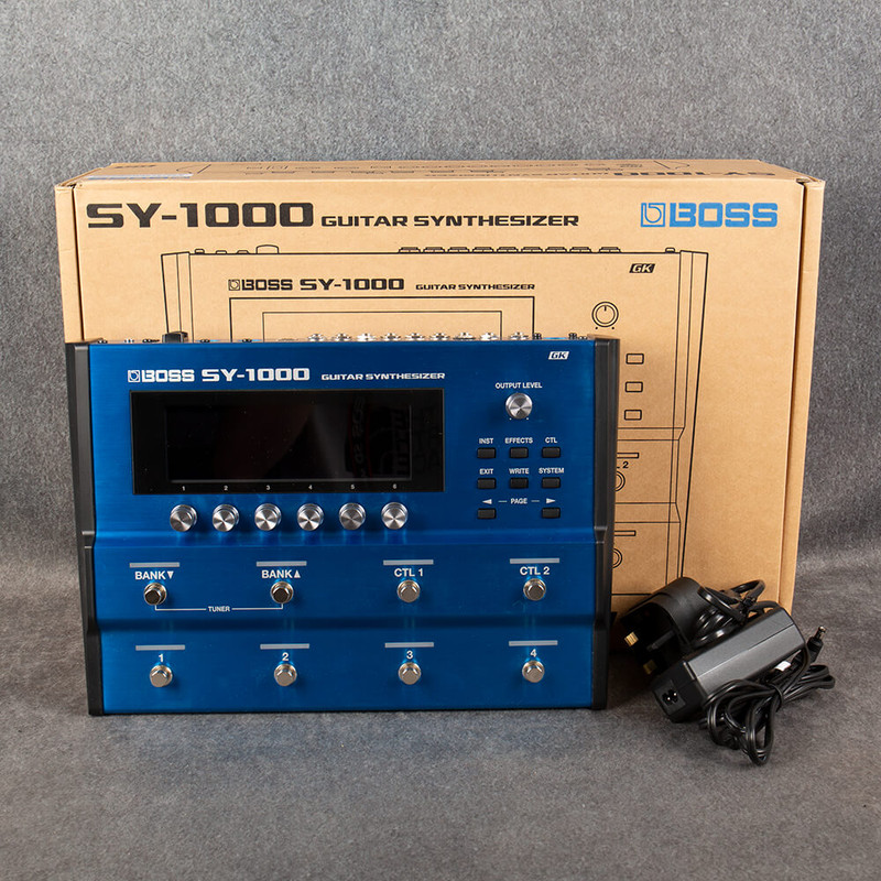 Boss SY-1000 Guitar Synthesizer - Box & PSU - 2nd Hand Boss SY-1000 Guitar Synthesizer - Box & PSU - 2nd Hand