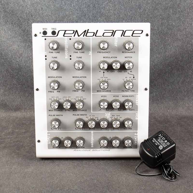 Analogue Solutions SEMblance Synthesizer with PSU - 2nd Hand Analogue Solutions SEMblance Synthesizer with PSU - 2nd Hand
