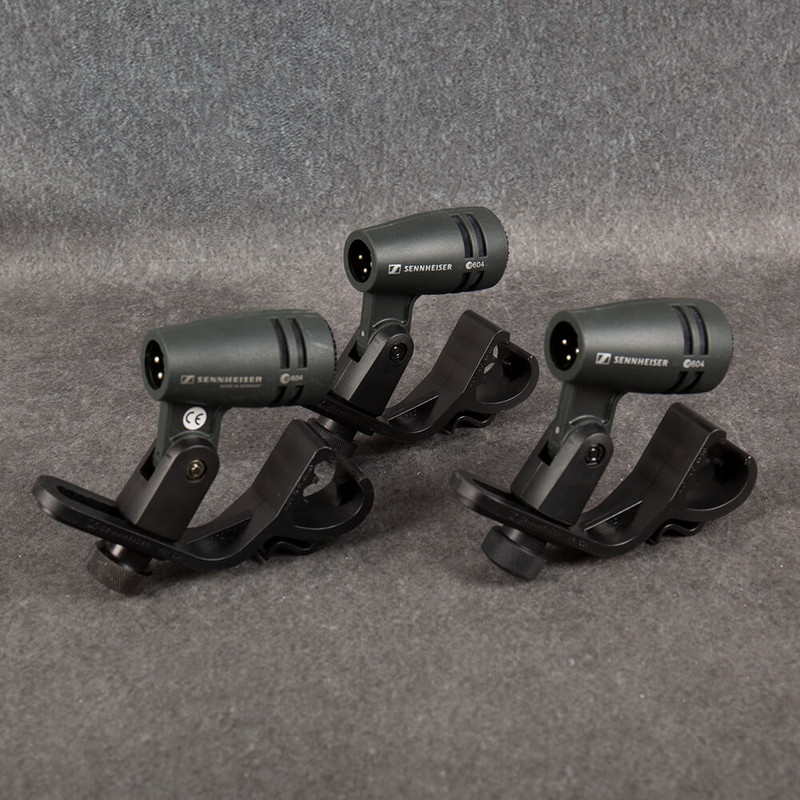 Sennheiser E604 3 Pack Drum Mic - 2nd Hand Sennheiser E604 3 Pack Drum Mic - 2nd Hand