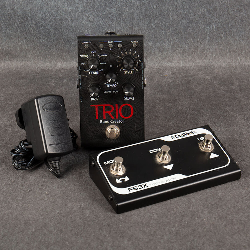 DigiTech Trio Band Creator with FS3X and PSU - 2nd Hand