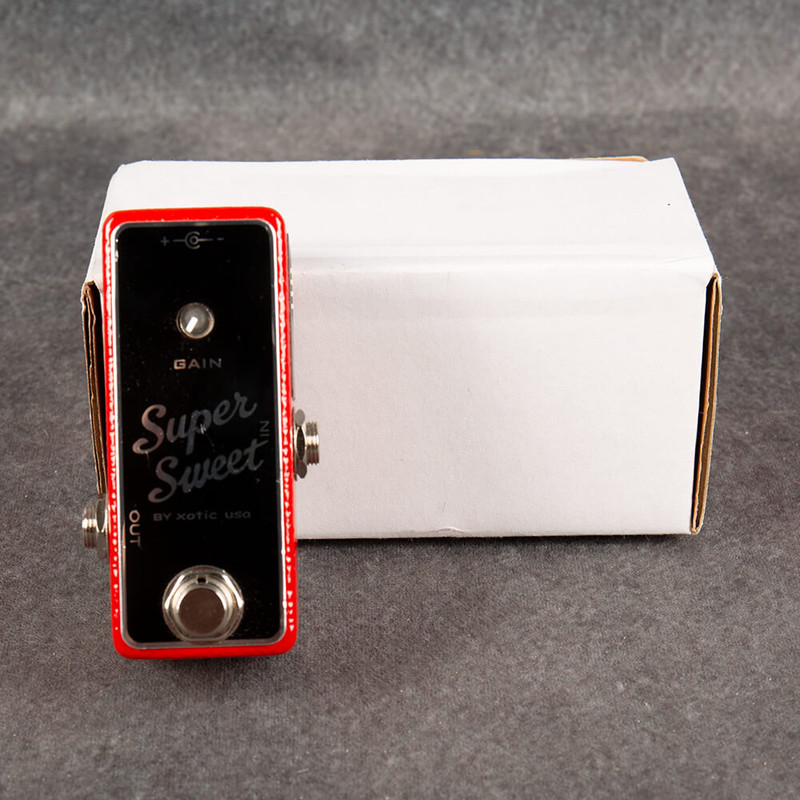 Xotic Super Sweet Boost Pedal - 2nd Hand Xotic Super Sweet Boost Pedal - 2nd Hand