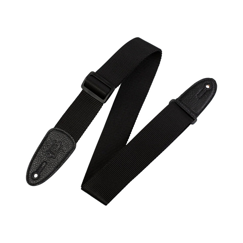Levy's Heavy Weight Poly Series Guitar Strap - Black Levy's Heavy Weight Poly Series Guitar Strap - Black