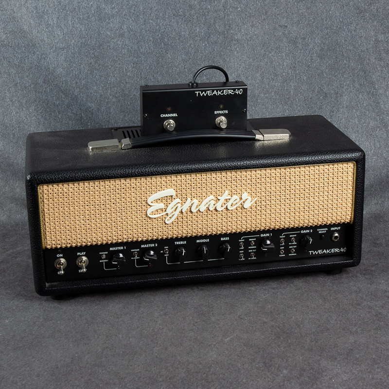 Egnater Tweaker 40 Head with Footswitch **COLLECTION ONLY** - 2nd Hand Egnater Tweaker 40 Head with Footswitch **COLLECTION ONLY** - 2nd Hand