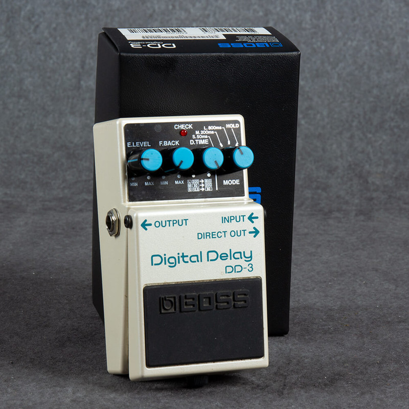 Boss DD-3 Digital Delay FX Pedal - Boxed - 2nd Hand Boss DD-3 Digital Delay FX Pedal - Boxed - 2nd Hand