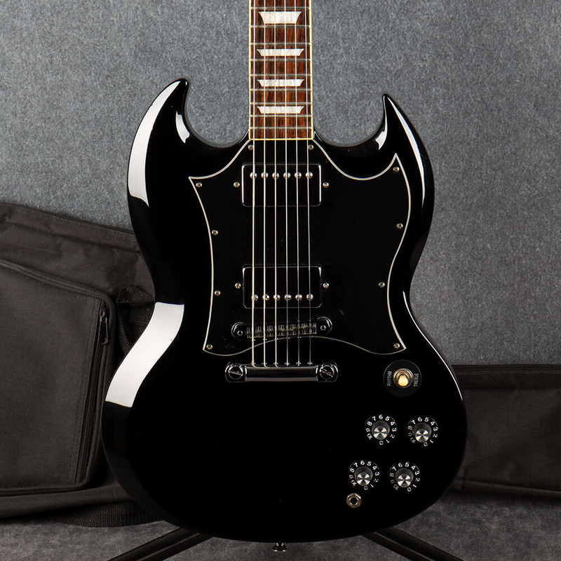 Burny RSG-60 63 - Black - Gig Bag - 2nd Hand