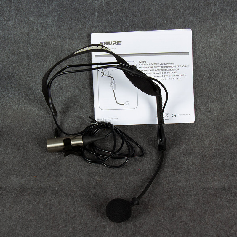 Shure WH20 Dynamic Headset Microphone - 2nd Hand Shure WH20 Dynamic Headset Microphone - 2nd Hand