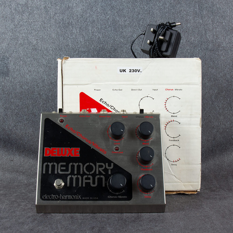 Electro Harmonix Deluxe Memory Man - Box & PSU - 2nd Hand