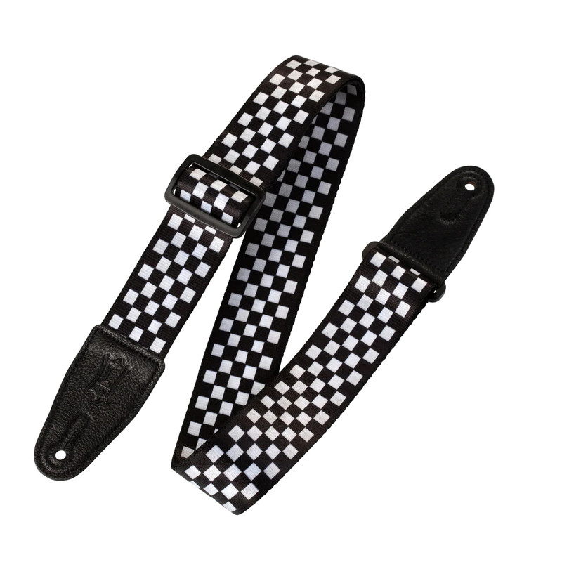 Levy's Graphic Waves Series Guitar Strap - Checkerboard