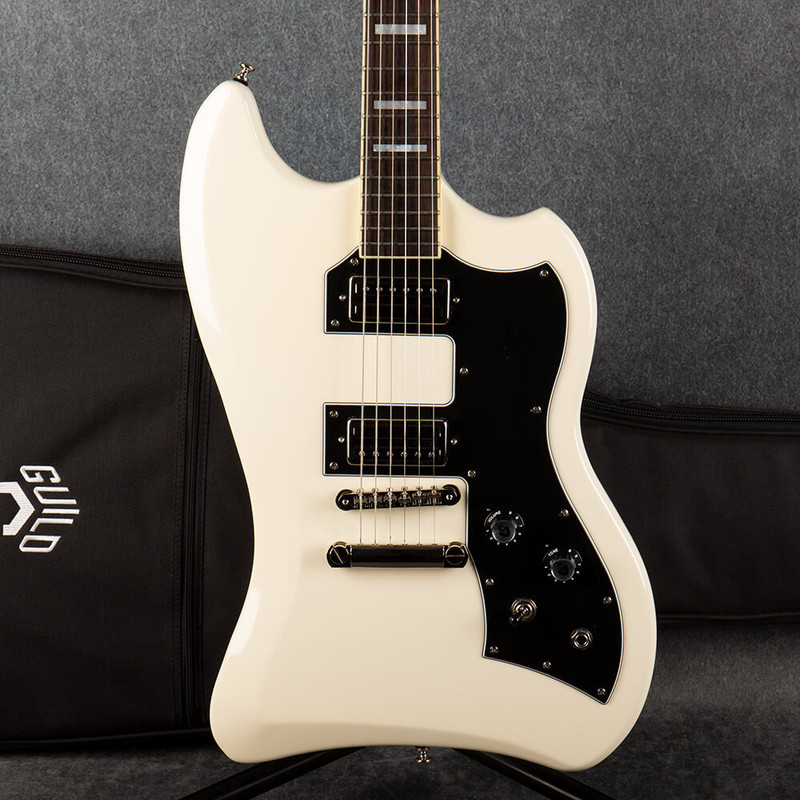 Guild Newark St. Collection T-Bird ST - Vintage White - Gig Bag - 2nd Hand Guild Newark St. Collection T-Bird ST - Vintage White - Gig Bag - 2nd Hand
