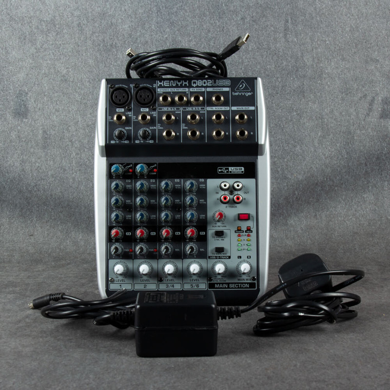 Behringer Q802USB with PSU - 2nd Hand Behringer Q802USB with PSU - 2nd Hand