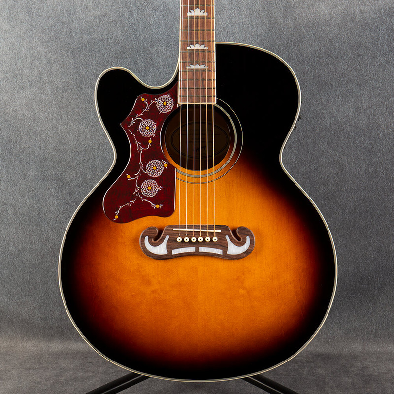 Epiphone J-200 EC Studio - Left Handed - Vintage Sunburst - 2nd Hand