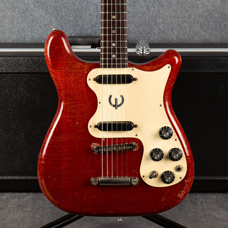 Epiphone 1965 Olympic Double - Cherry - Hard Case - 2nd Hand Epiphone 1965 Olympic Double - Cherry - Hard Case - 2nd Hand