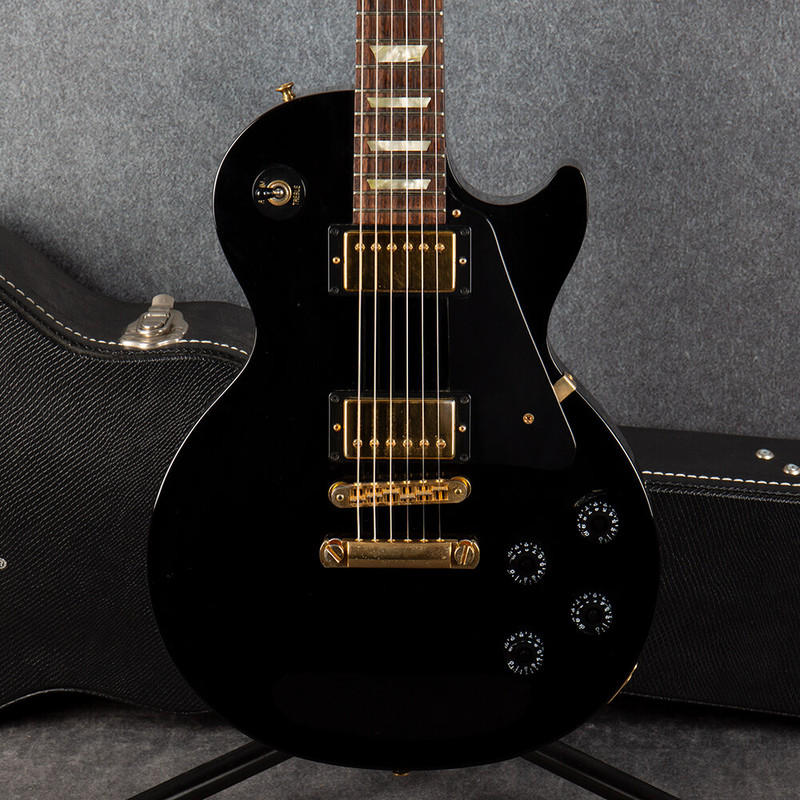 Gibson Les Paul Studio - Gold Hardware - Ebony - Hard Case - 2nd Hand