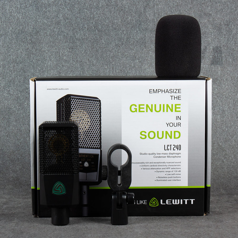 Lewitt LCT- 240 Studio Quality Condenser Microphone - Boxed - 2nd Hand Lewitt LCT- 240 Studio Quality Condenser Microphone - Boxed - 2nd Hand