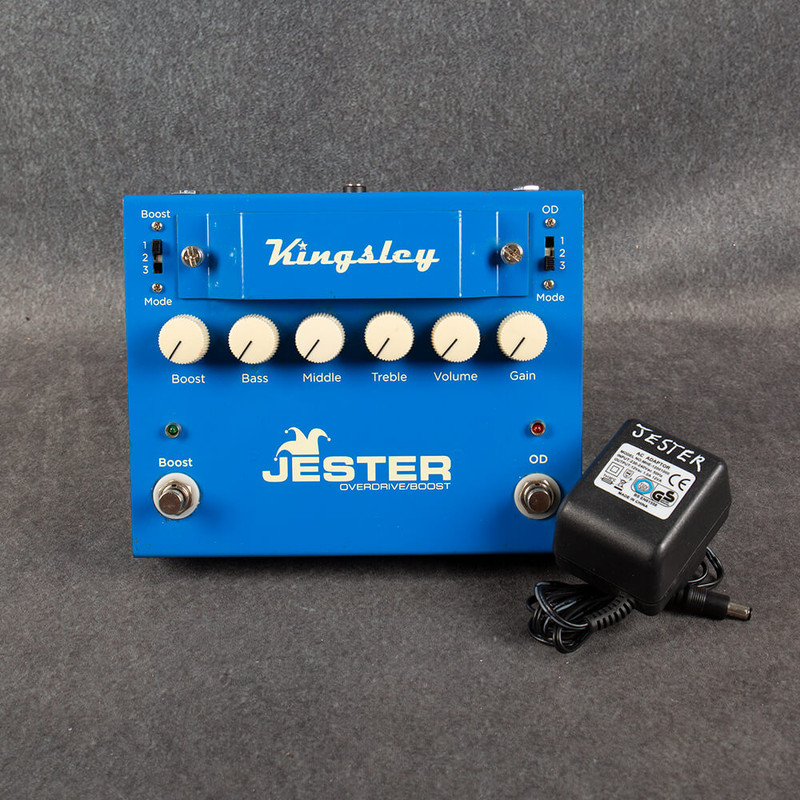 Kingsley Jester V1 Hand-Wired Tube Overdrive/Boost Pedal with PSU