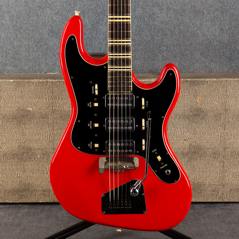 Hofner Original 60s Galaxie 176 Deluxe - Brilliant Red - Hard Case - 2nd Hand