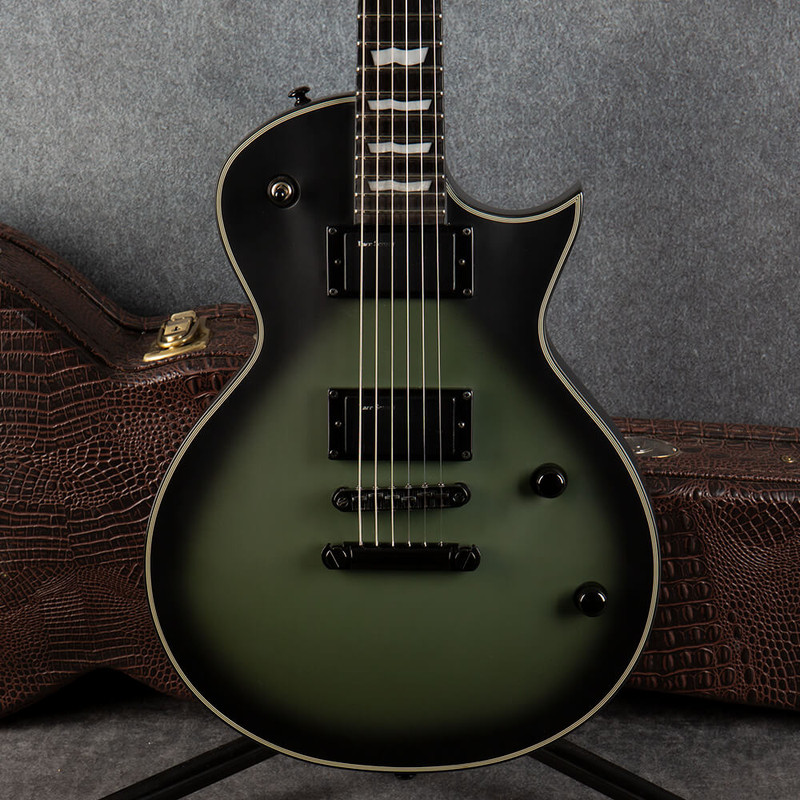ESP LTD BK-600 Bill Kelliher Signature - Military Green - Case - 2nd Hand