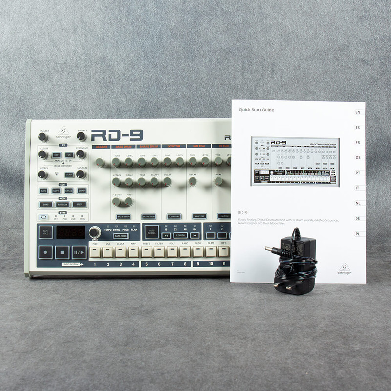 Behringer RD-9 Drum Machine with PSU - 2nd Hand Behringer RD-9 Drum Machine with PSU - 2nd Hand