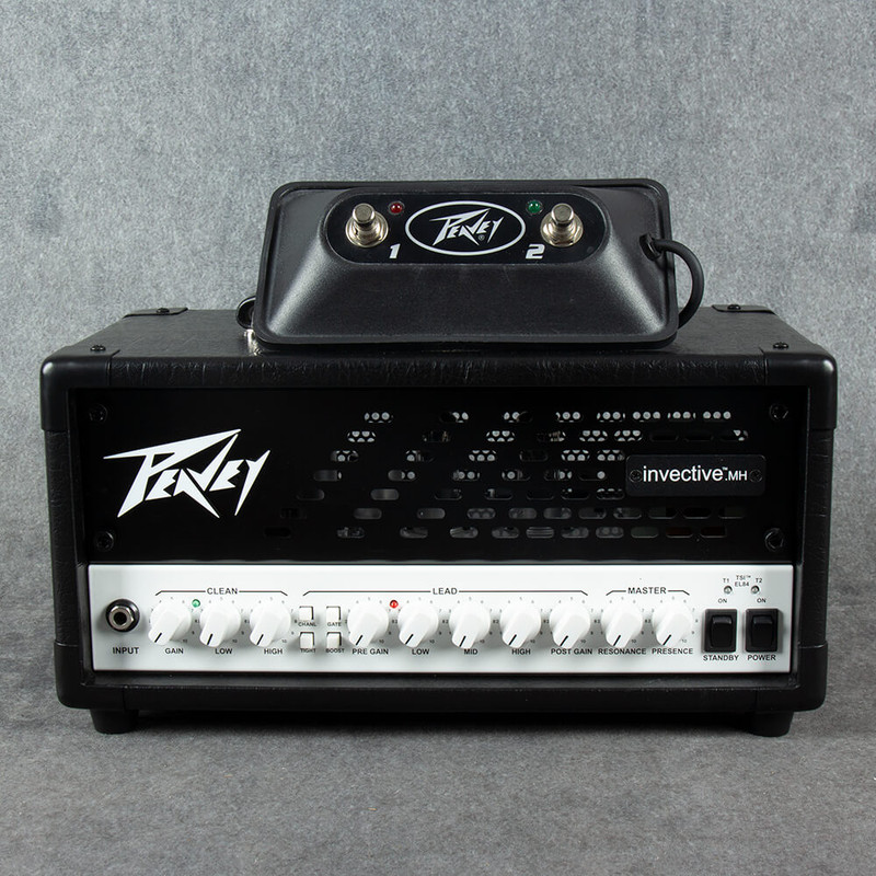 Peavey Invective MH with Footswitch - 2nd Hand Peavey Invective MH with Footswitch - 2nd Hand