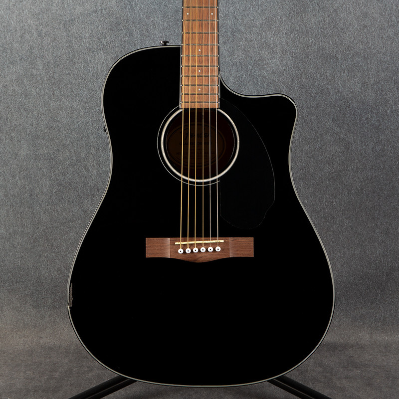 Fender CD-60SCE Electro Acoustic - Black - 2nd Hand