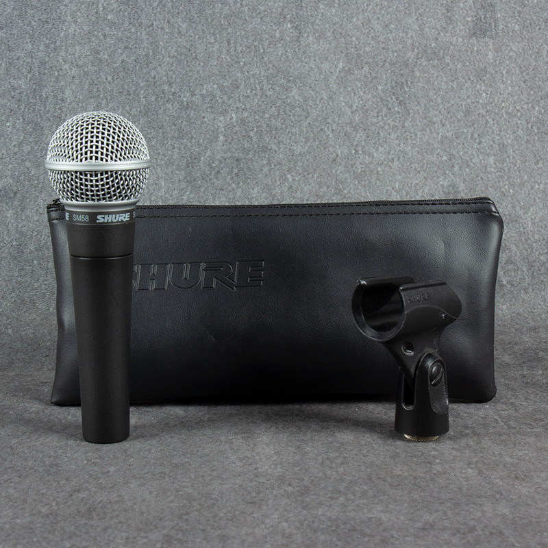 Shure SM58 Microphone - Bag - 2nd Hand (129430) Shure SM58 Microphone - Bag - 2nd Hand (129430)