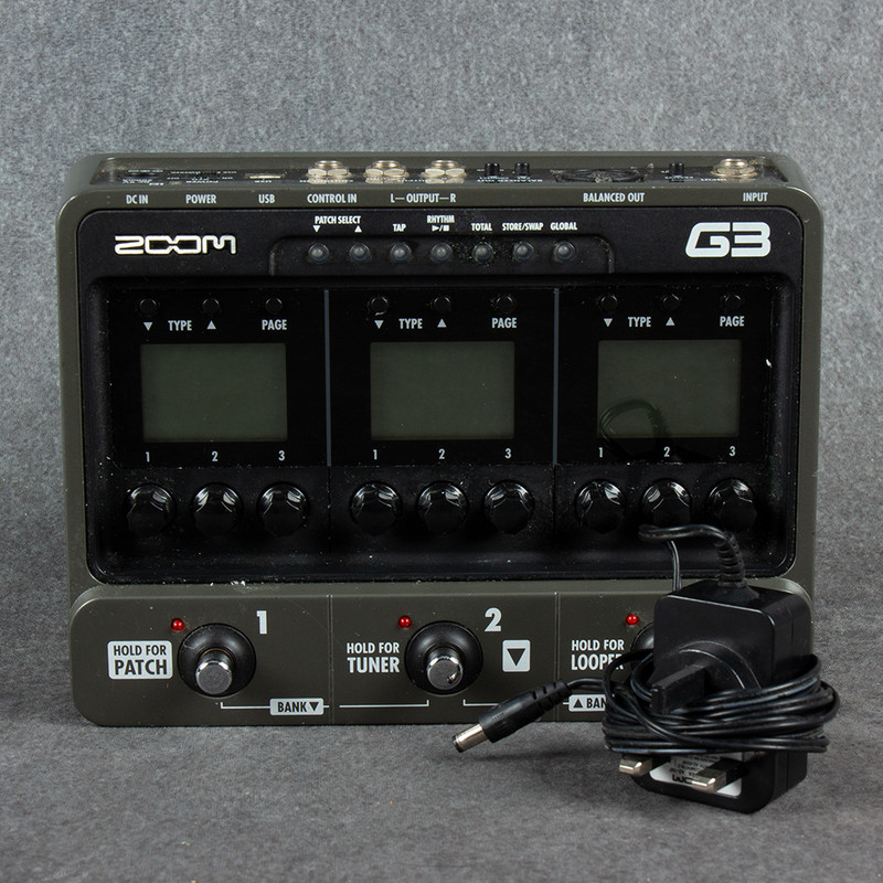 Zoom G3 Multi Effects Pedal with PSU - 2nd Hand Zoom G3 Multi Effects Pedal with PSU - 2nd Hand