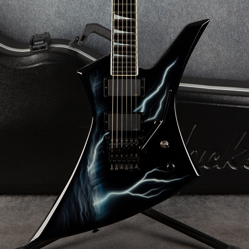 Jackson USA Select KE2 Kelly - Lightning - Hard Case - 2nd Hand