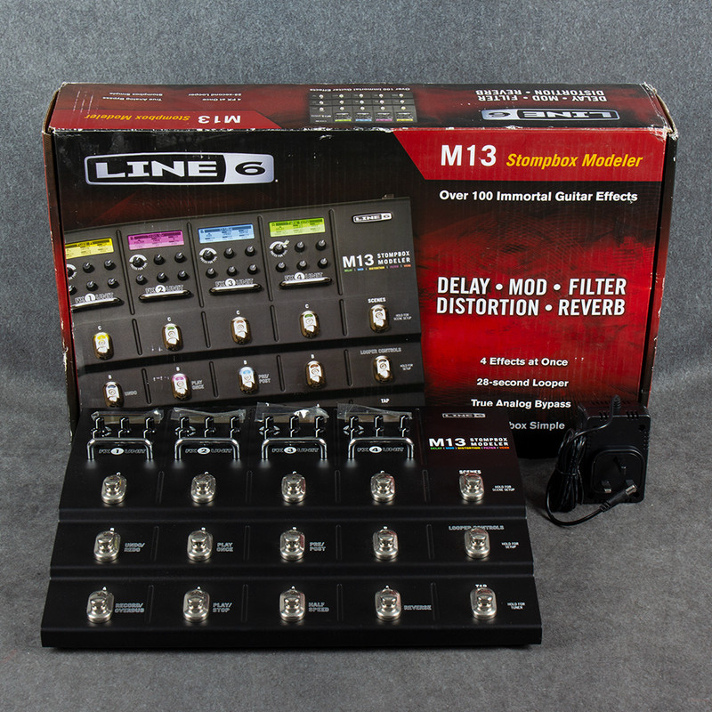 Line 6 M13 Stompbox Modeler - Box & PSU - 2nd Hand Line 6 M13 Stompbox Modeler - Box & PSU - 2nd Hand