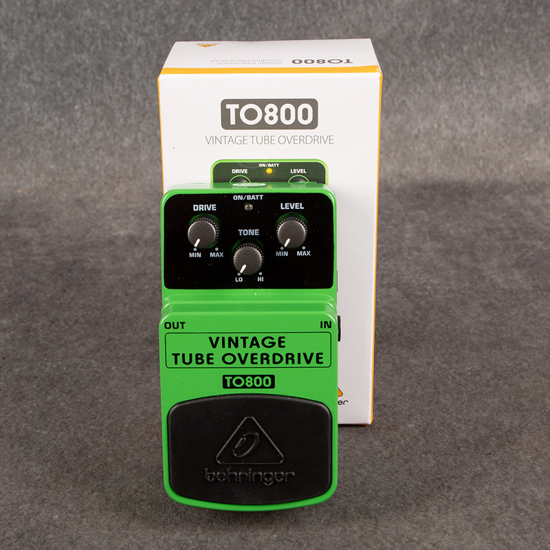 Behringer TO800 Vintage Tube Overdrive - Boxed - 2nd Hand Behringer TO800 Vintage Tube Overdrive - Boxed - 2nd Hand