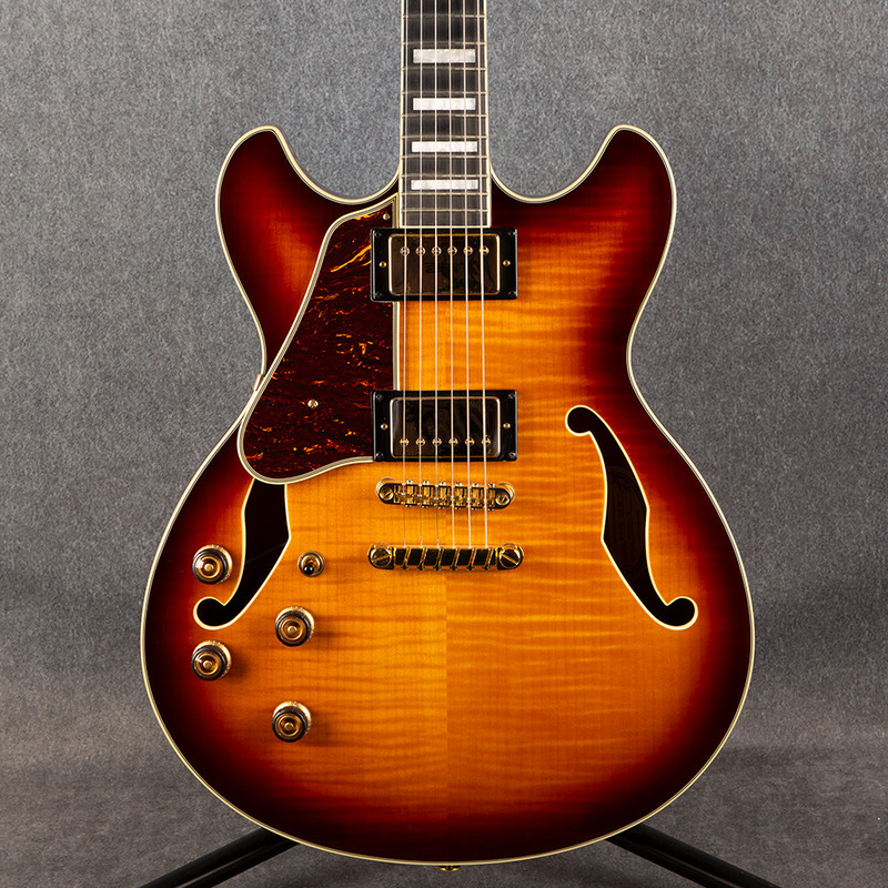 Ibanez Artcore Expressionist AS93FML-VLS - Left Handed - Sunburst - 2nd Hand Ibanez Artcore Expressionist AS93FML-VLS - Left Handed - Sunburst - 2nd Hand