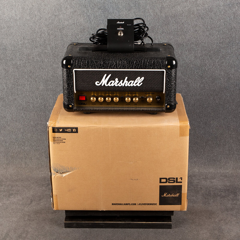 Marshall DSL1 1W Valve Head - Footswitch - Boxed - 2nd Hand