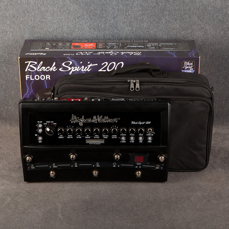 Hughes and Kettner Black Spirit 200 Floor - Case - Boxed - 2nd Hand