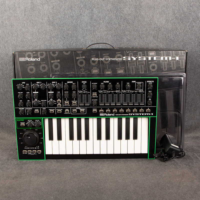 Roland System 1 PLUG-OUT Synthesizer - Deck Saver - Box & PSU - 2nd Hand