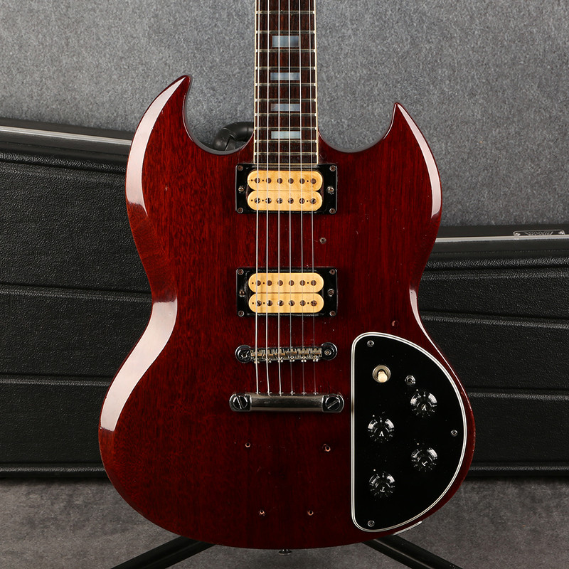 Gibson 1970s SG Deluxe - Modified - Cherry - Hard Case - 2nd Hand Gibson 1970s SG Deluxe - Modified - Cherry - Hard Case - 2nd Hand