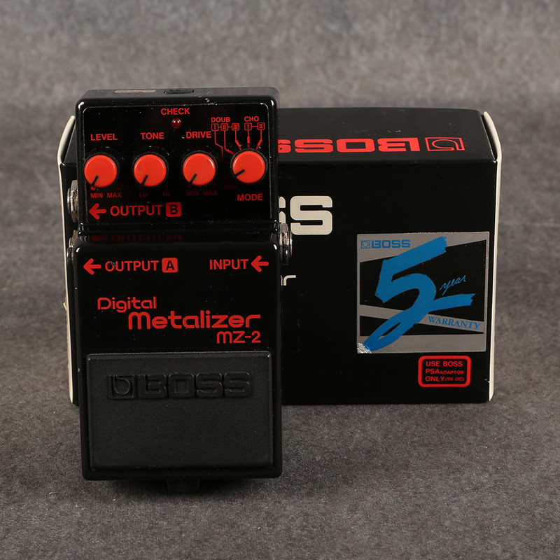 Boss MZ-2 Digital Metalizer Boxed - 2nd hand - Boxed - 2nd Hand Boss MZ-2 Digital Metalizer Boxed - 2nd hand - Boxed - 2nd Hand