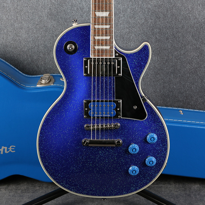 Epiphone Tommy Thayer Les Paul - Electric Blue - Hard Case - 2nd Hand (130400) Epiphone Tommy Thayer Les Paul - Electric Blue - Hard Case - 2nd Hand (130400)