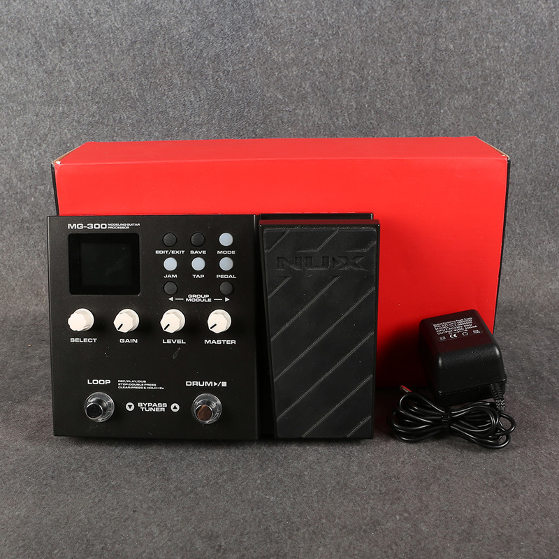NUX MG-300 Multi-Effect Pedal - Box & PSU - 2nd Hand