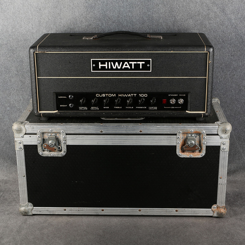 Hiwatt DR103 Custom 100 1978 - Flight Case **COLLECTION ONLY** - 2nd Hand