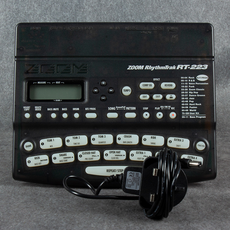 Zoom RT-223 Drum Machine - PSU - 2nd Hand