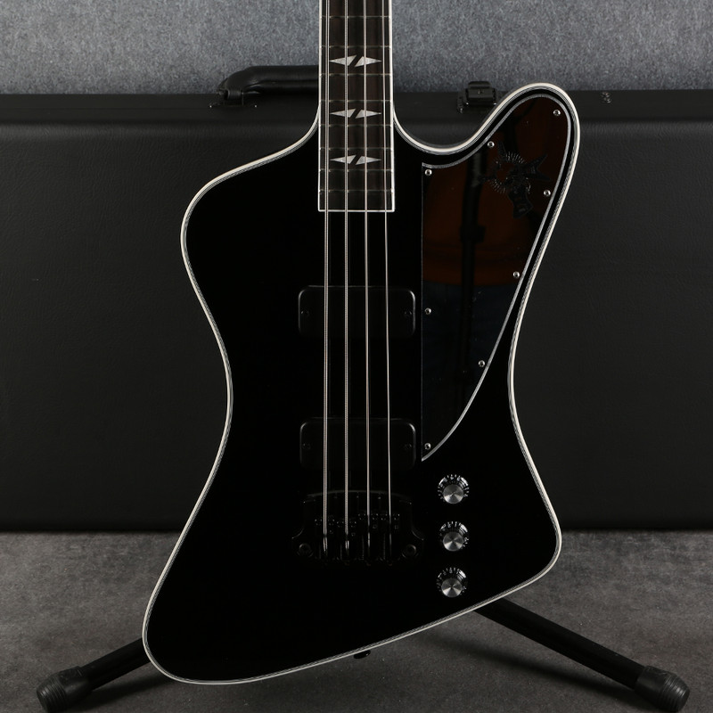 Gibson Gene Simmons G2 Thunderbird - Ebony - Hard Case - 2nd Hand