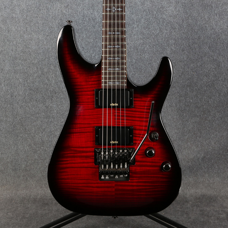 Schecter Demon-6 FR - Crimson Red Burst - 2nd Hand Schecter Demon-6 FR - Crimson Red Burst - 2nd Hand