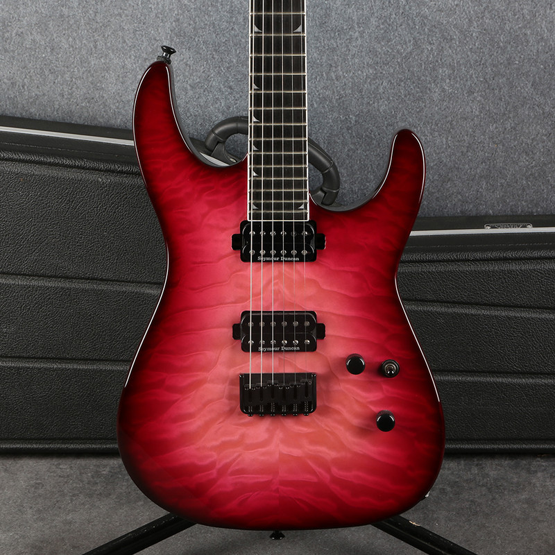 Jackson Pro Series Soloist SL2Q HT - Fuchsia Burst - Hard Case - 2nd Hand Jackson Pro Series Soloist SL2Q HT - Fuchsia Burst - Hard Case - 2nd Hand