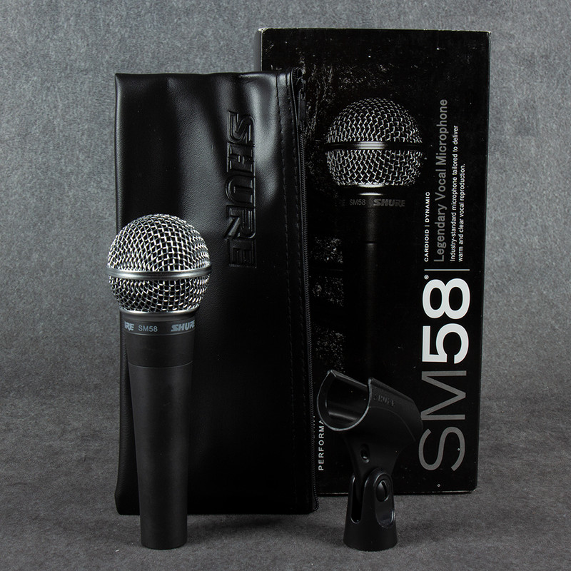Shure SM58 Microphone - Case - Boxed - 2nd Hand (131160) Shure SM58 Microphone - Case - Boxed - 2nd Hand (131160)