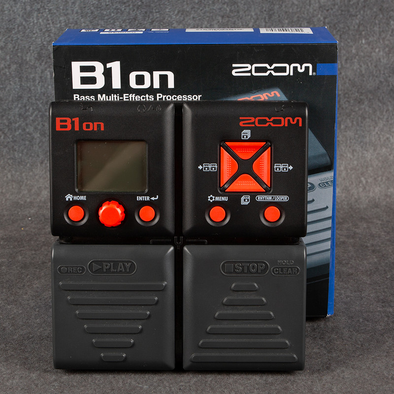 Zoom B1on Bass Multi-FX Pedal - Boxed - 2nd Hand Zoom B1on Bass Multi-FX Pedal - Boxed - 2nd Hand