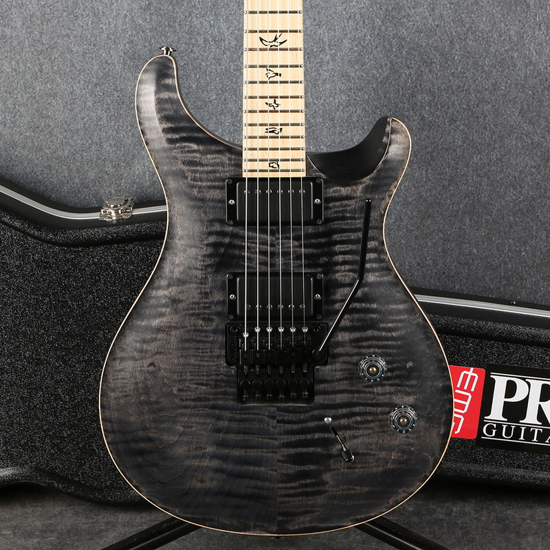 PRS CE 24 Dustie Waring Signature Floyd - Grey Black - Hard Case - 2nd Hand