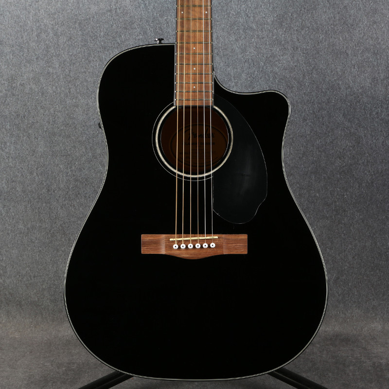 Fender CD-60SCE Dreadnought Electro Acoustic - Black - 2nd Hand