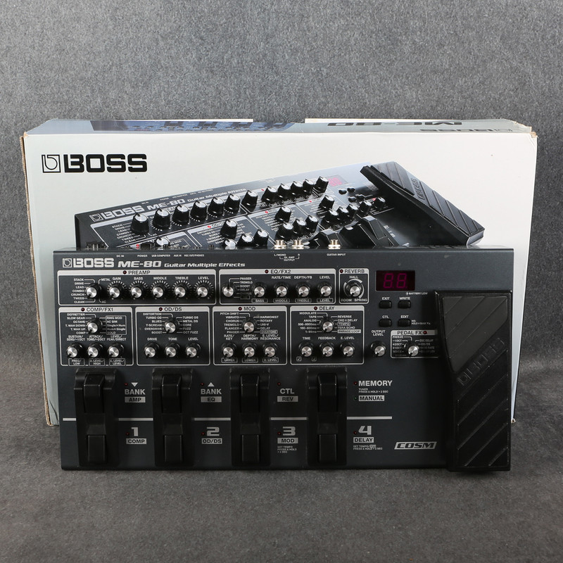 Boss ME-80 Guitar Multi FX Unit - Boxed - 2nd Hand Boss ME-80 Guitar Multi FX Unit - Boxed - 2nd Hand