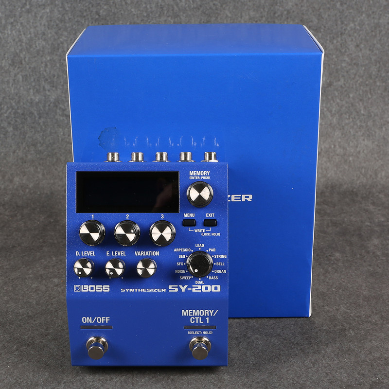 Boss SY-200 Synth Pedal - Boxed - 2nd Hand Boss SY-200 Synth Pedal - Boxed - 2nd Hand